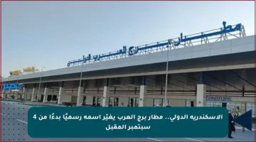 الإسكندرية الدولي.. مطار برج العرب يغيّر اسمه رسميًا بدءًا من 4 سبتمبر المقبل